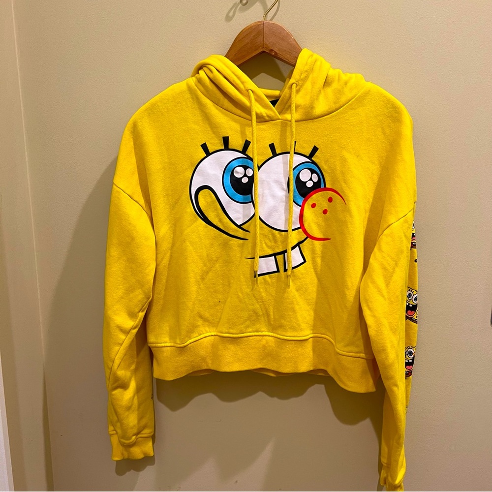 SpongeBob cropped hoodie